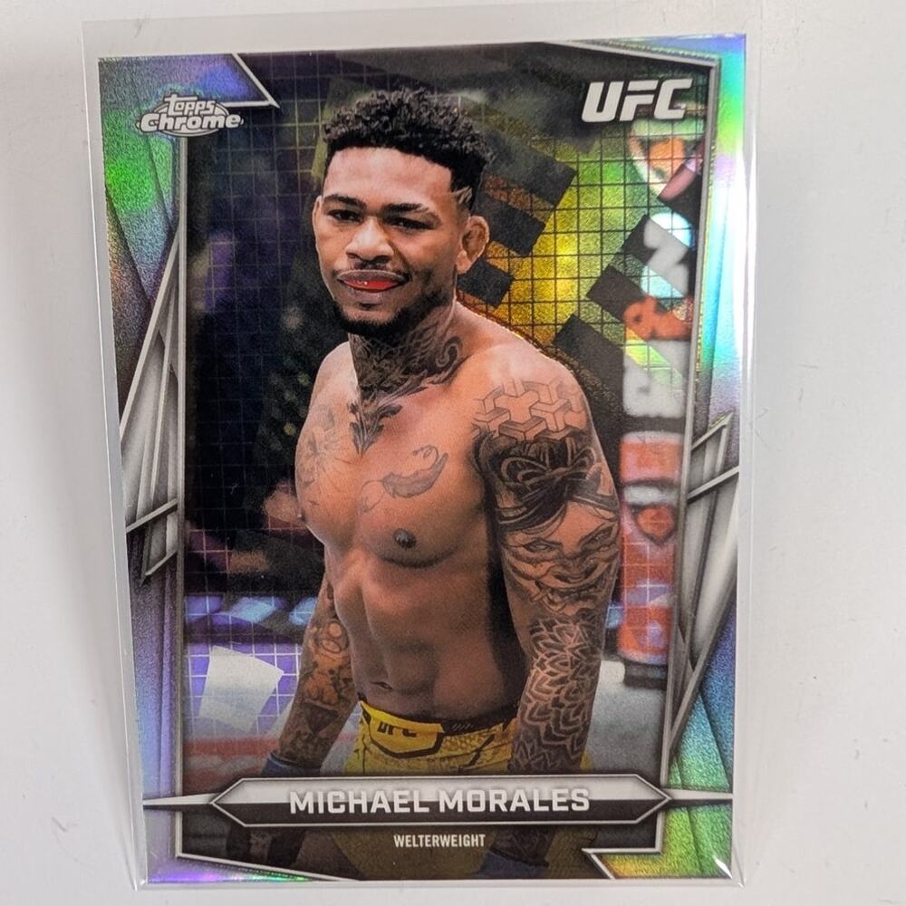 2026 Topps Chrome UFC Michael Morales #67 Sonar Refractor Hobby Exclusive